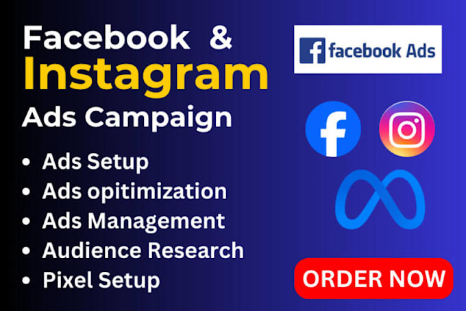 Gig Preview - Set up attractive your facebook ads and instagram ads campaign