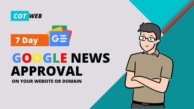 Gig Preview - Google news approval on your website in 7 days