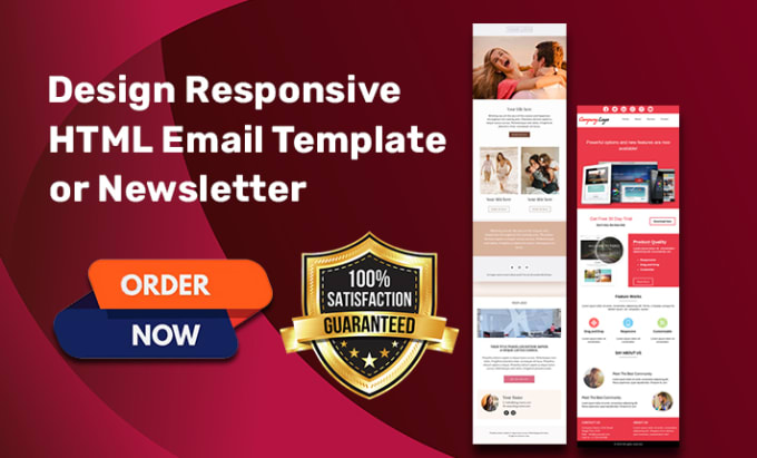 Gig Preview - Design HTML email template or newsletter for email campaign