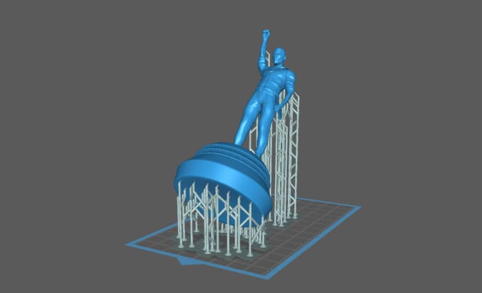 Gig Preview - Add supports to your miniatures, statues for 3d printing