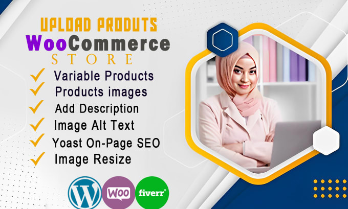 Gig Preview - Upload simple products, variable product listing in woocommerce or shopify store