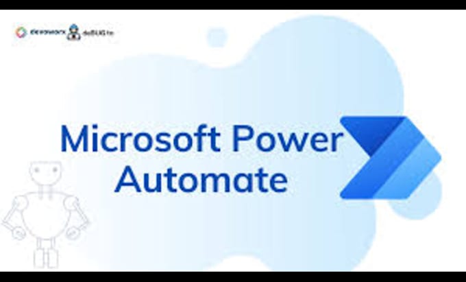 Gig Preview - Automate business processes with microsoft power automate