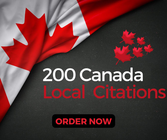 Gig Preview - Create 200 canada local citaions and directory submission backlinks