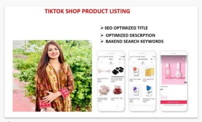 Gig Preview - Write your tiktok shop product listing, SEO listing optimization