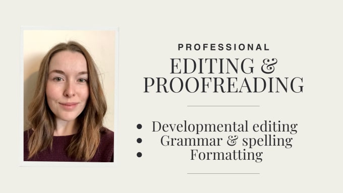 Gig Preview - Professionally edit your book