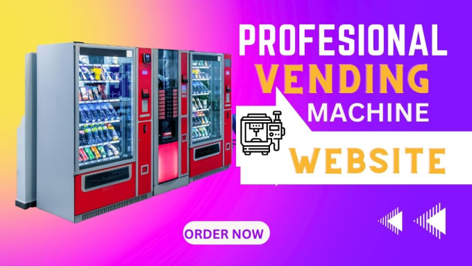 Gig Preview - Design vending machine website, vending  business website with lead generation