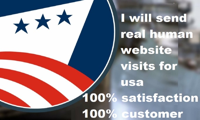 Gig Preview - Send real human website visits for usa