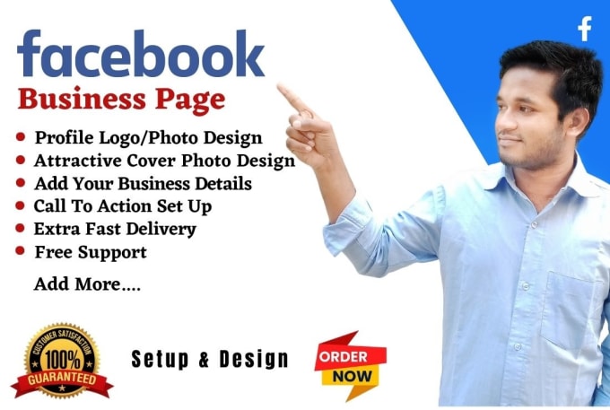 Gig Preview - Do responsive facebook business page or fan page, creation and set up