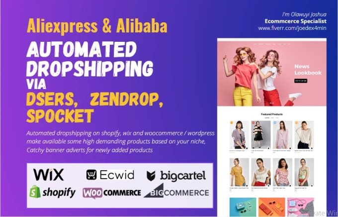 Gig Preview - Automated shopify dropshipping, hot selling products research, zendrop