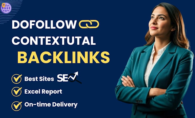 Gig Preview - Build contextual seo backlinks for website ranking and da increase