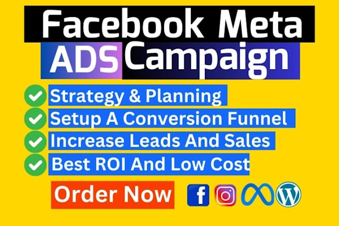 Gig Preview - Set up a winning facebook ads campaign special price