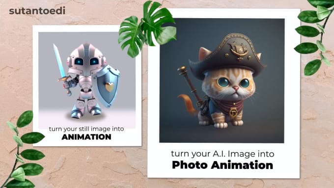 Gig Preview - Animate your static image or photo animation