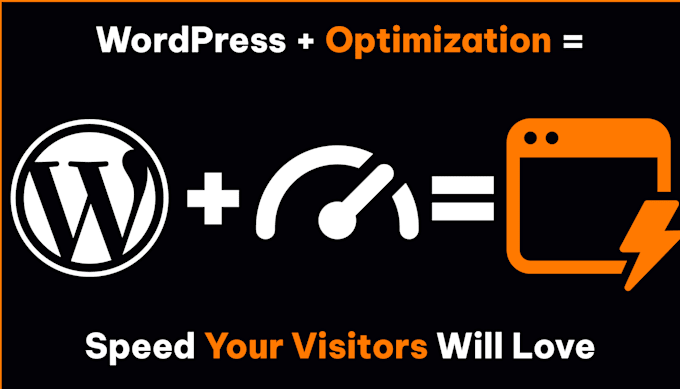 Gig Preview - Optimize your wordpress website page load speed