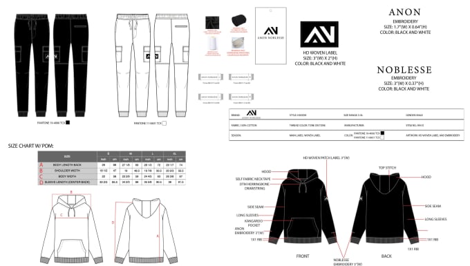 Bestseller - design a fashion clothing tech pack for your apparel brand manufacturer