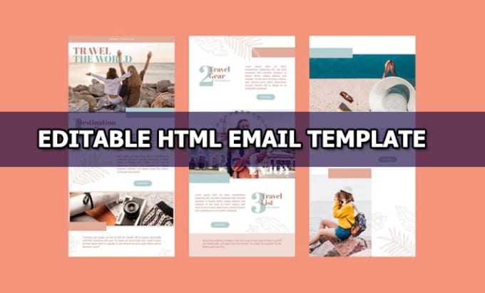 Gig Preview - Create editable HTML email template and newsletter