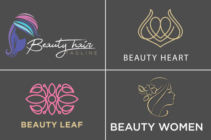 Gig Preview - Do fashion, beauty, cosmetic spa hair salon logo design