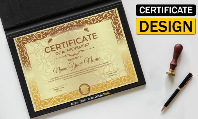 Gig Preview - Design award, gift, diploma, or any other custom certificate