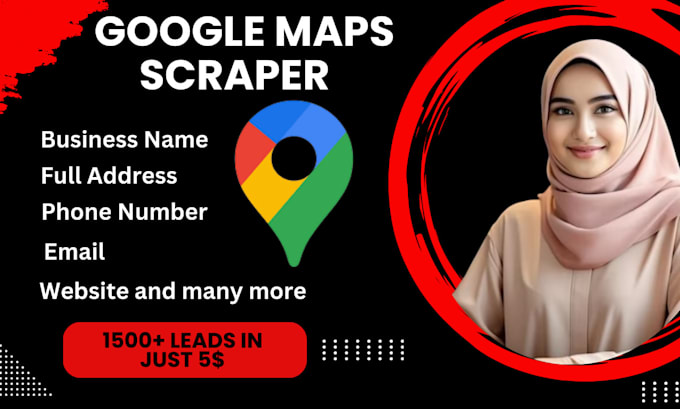 Gig Preview - Do google maps scraper, web scraping, b2b data extraction