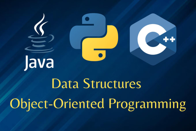 Gig Preview - Do data structures in java, oop in java, c, cpp tasks python tasks