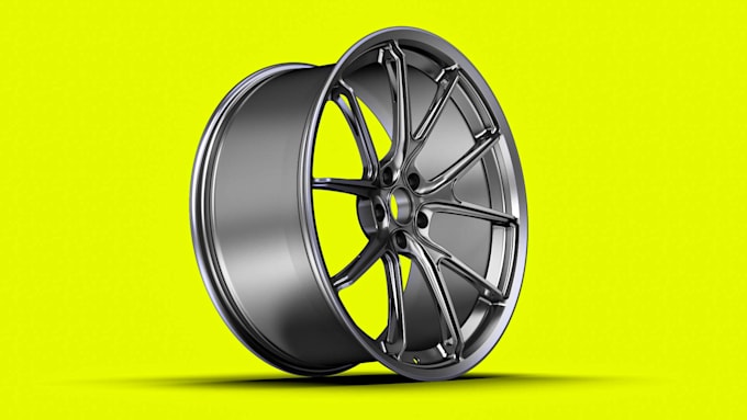 Gig Preview - Design car wheels rims sports forged aluminium cnc production ready