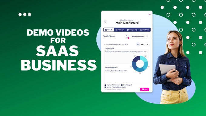 Gig Preview - Create saas demo videos for your business or services