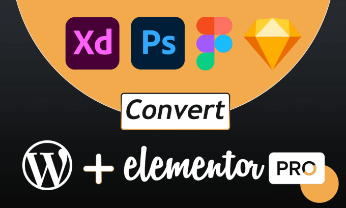 Gig Preview - Convert PSD, figma, HTML, and sketch to elementor