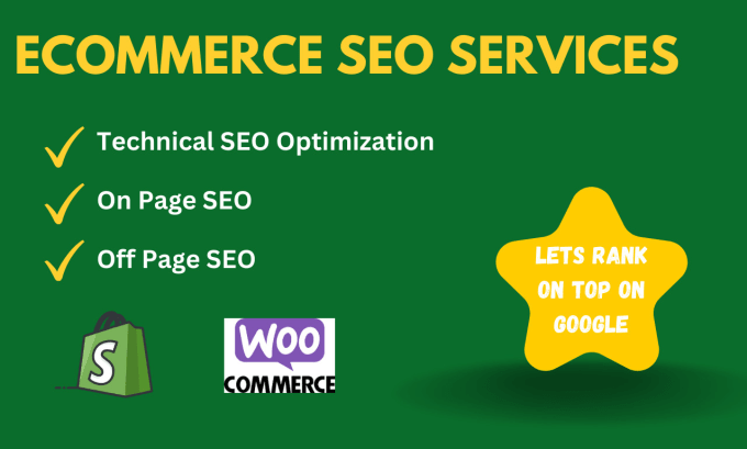 Gig Preview - Provide ecommerce SEO services for your woocommerce or shopify website