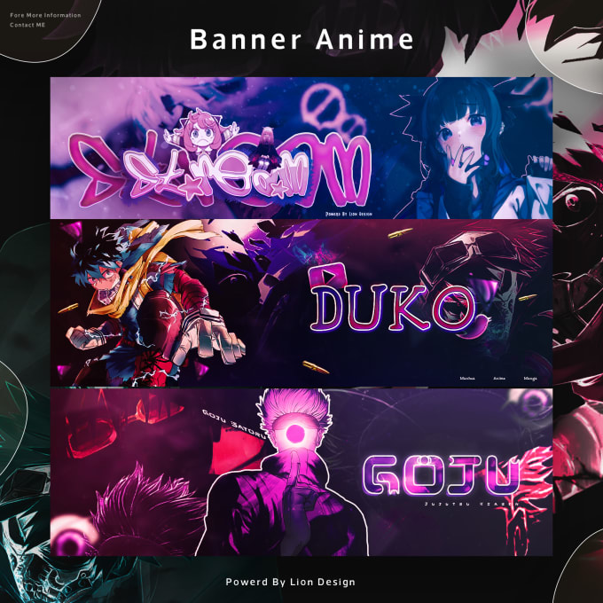 Gig Preview - Creat banner for youtube, vtuber or twitch streamers