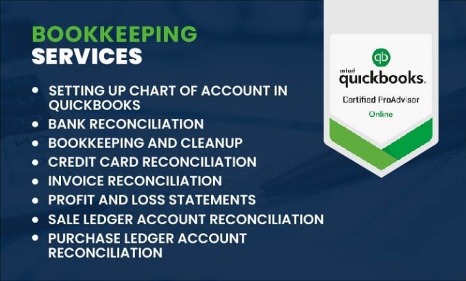 Gig Preview - Do accounting and bookkeeping in quickbooks online