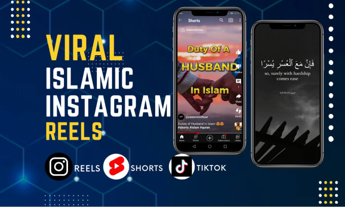 Gig Preview - Provide viral islamic instagram, tiktok, facebook reels and youtube shorts