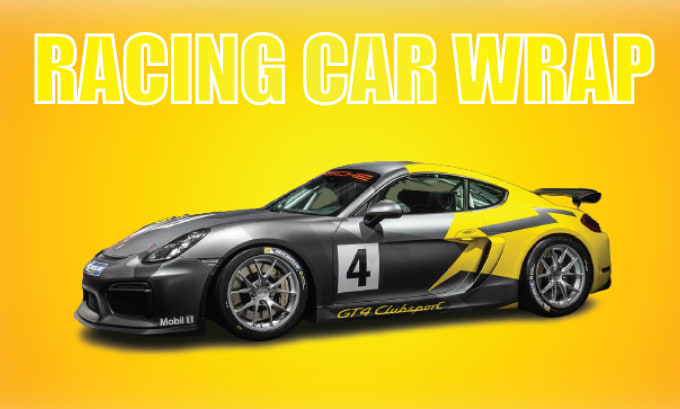 Gig Preview - Design a professional racing car wraps designs