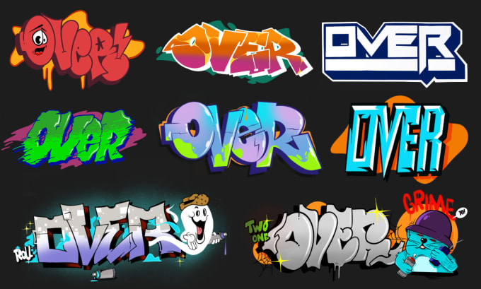 Gig Preview - Create graffiti style hand drawing for your word and logo