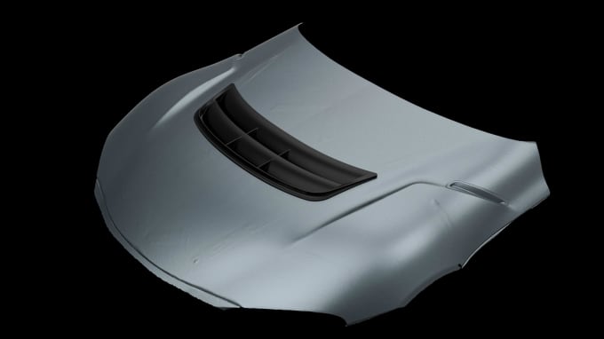 Gig Preview - Do automotive parts from 3d scans artec scanner car bumper hood vent