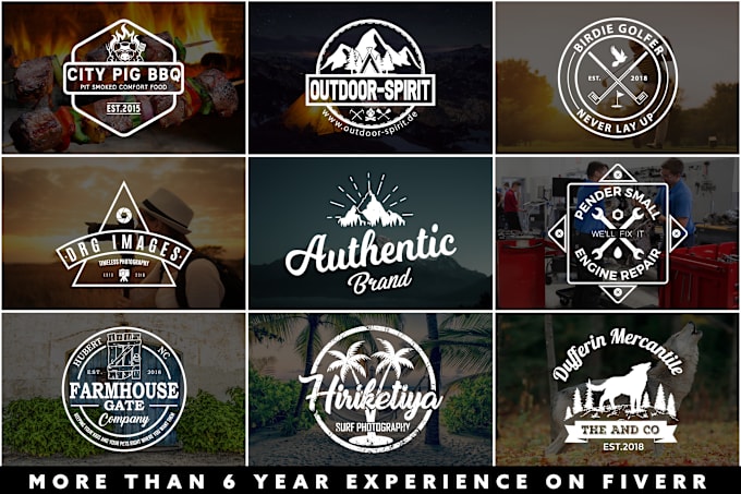 Bestseller - do outstanding  vintage retro, classic, hipster, outdoor, business logo design