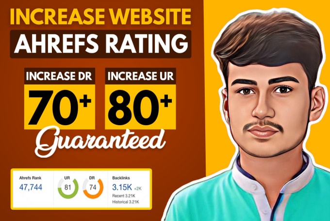 Bestseller - increase domain rating ahrefs dr increase dr 50 domain rating