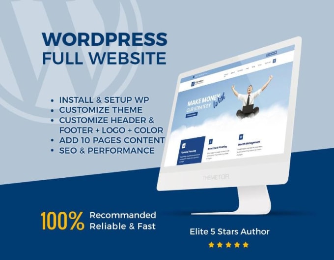 Gig Preview - Create best design or redesign wordpress website for business, ecommerce or blog