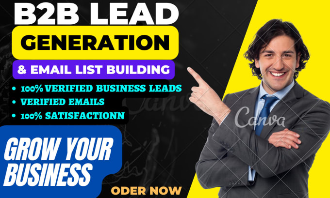 Gig Preview - Do highly targeted b2b lead generation for  your business