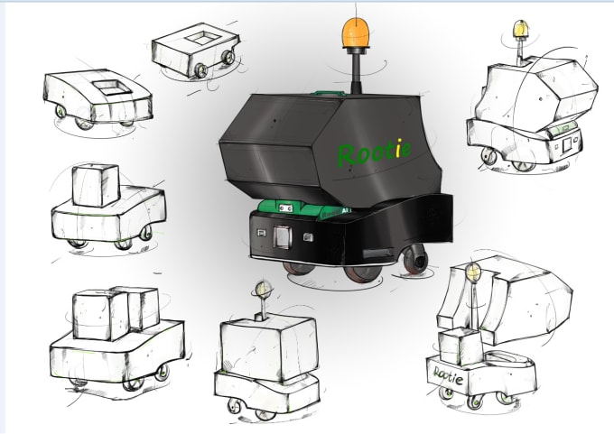 Gig Preview - Develop concept design sketches for your product design project