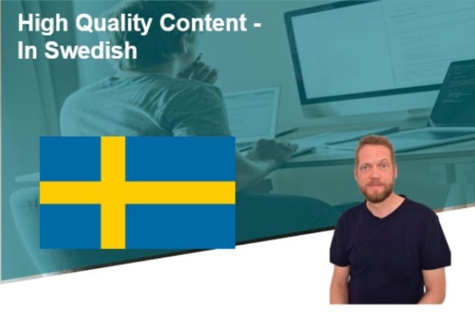 Gig Preview - Write great content in swedish