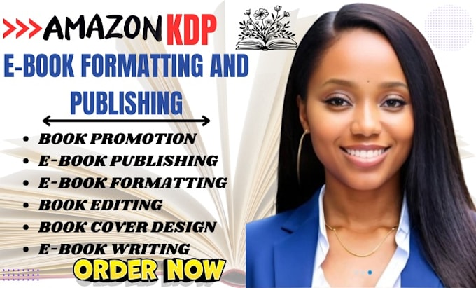 Gig Preview - Do book formatting for amazon kdp amazon kdp book publishing book promotion