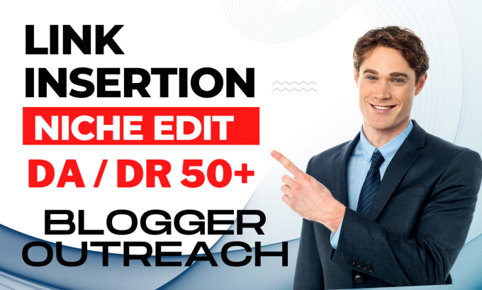 Gig Preview - Do niche edit link insertion on high da traffic websites