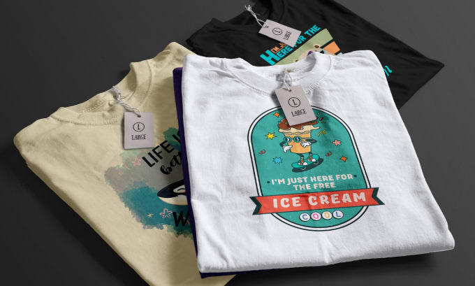 Gig Preview - Create premium tshirt designs for your business