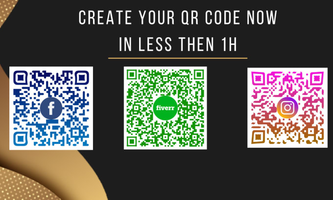 Gig Preview - Create a qr code for your business webpages or social media