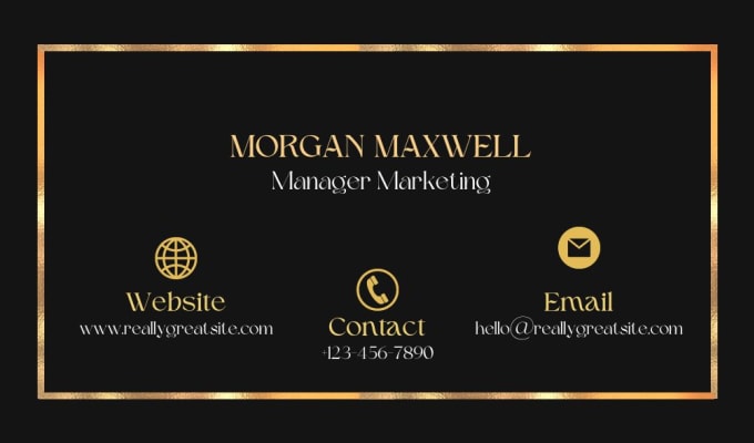 Gig Preview - Do perfect business card design what you want