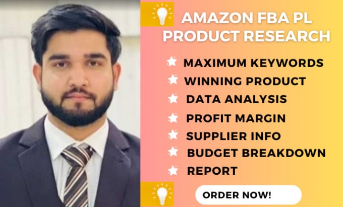 Gig Preview - Do amazon fba product research and amazon product hunting pl