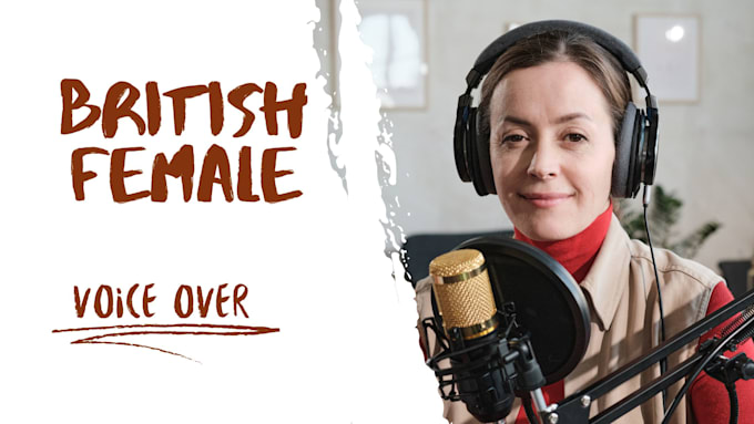 Gig Preview - Deliver professional british female voiceover