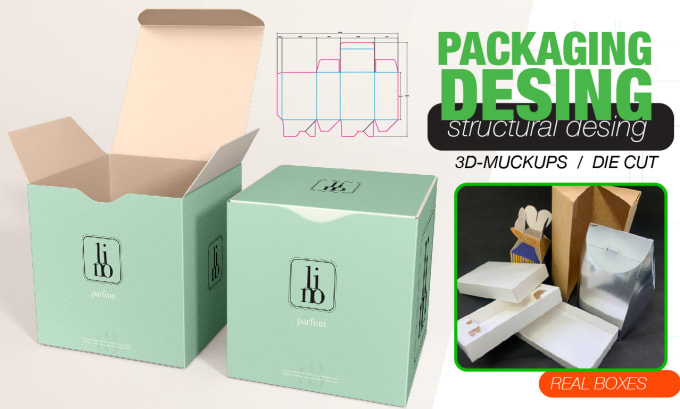 Bestseller - do packaging box design, structural  desing, exclusive and unique box