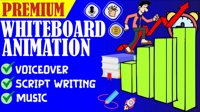 Gig Preview - Create a custom whiteboard animation explainer doodle videos