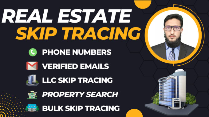 Gig Preview - Do skip tracing for real estate