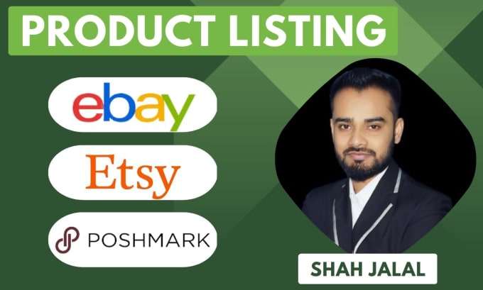 Gig Preview - Do ecommerce product listings on ebay, etsy, and poshmark